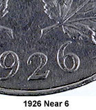 fullMatchVisible1926 Near 6VG8F12VF20EF40AU50MS60MS62MS63MS64Special Order