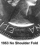 fullMatchVisible1953 No Shoulder Fold, FarF12VF20EF40AU50MS60MS63MS64MS65Special Order