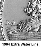 fullMatchVisible1964 Extra Water LineVF20EF40AU50MS60MS63MS64Special Order