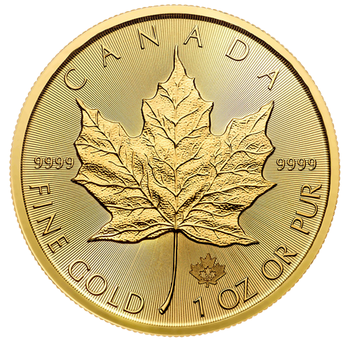 Canada Gold 2020 $5 Maple Leaf .1oz, .9999