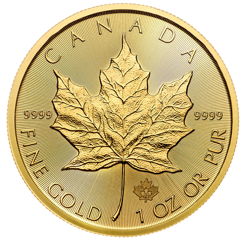 Canada Gold 2020 $50 Maple Leaf 1oz, .9999