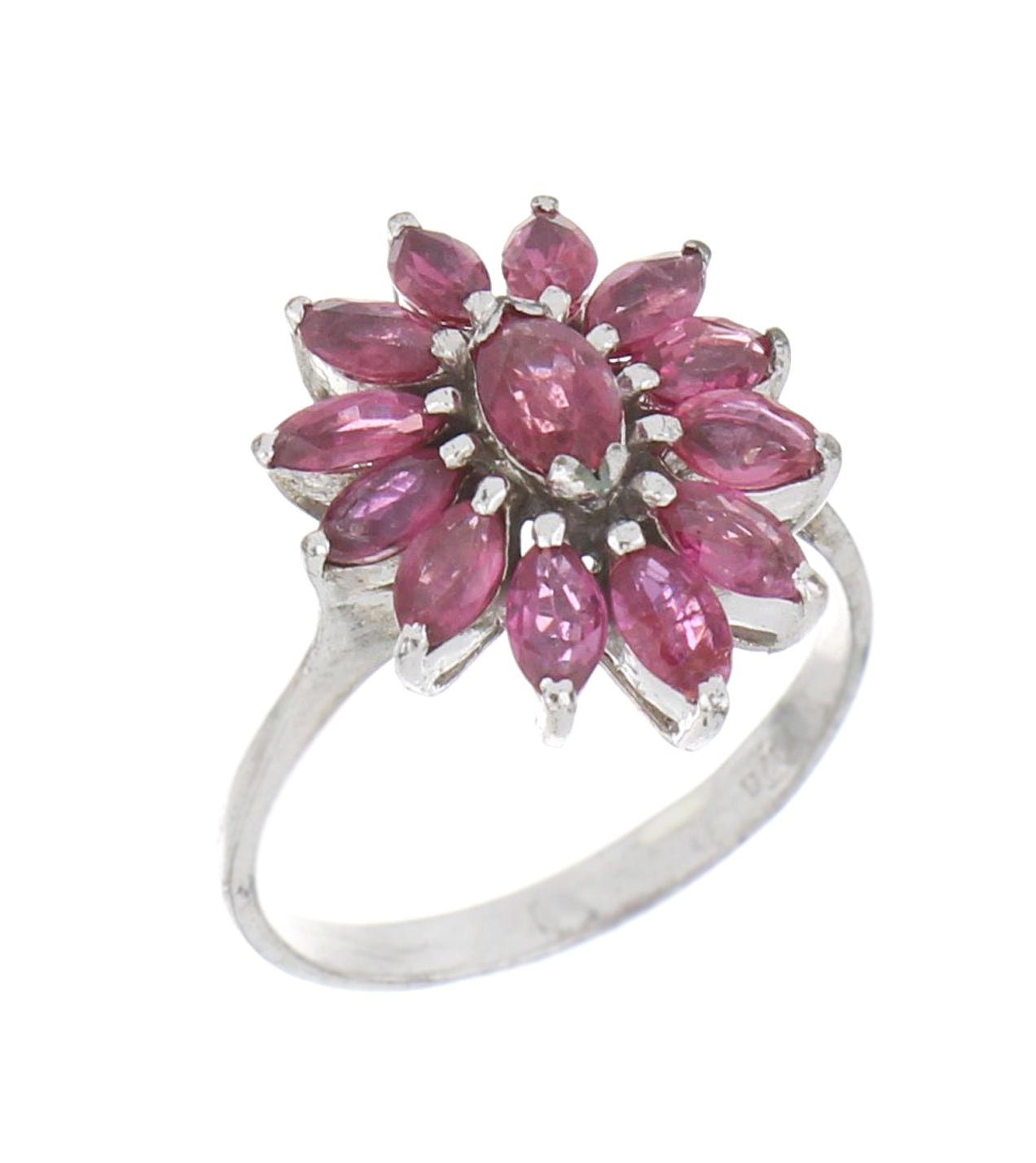 Sterling Silver Ruby Ring