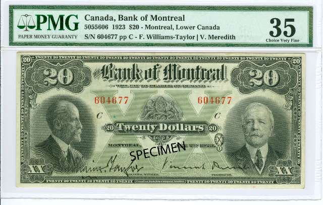 fullMatchVisibleBank of MontrealVF35PMG