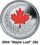 fullMatchVisible2004 P Maple Leaf ColourisedPLSpecial Order