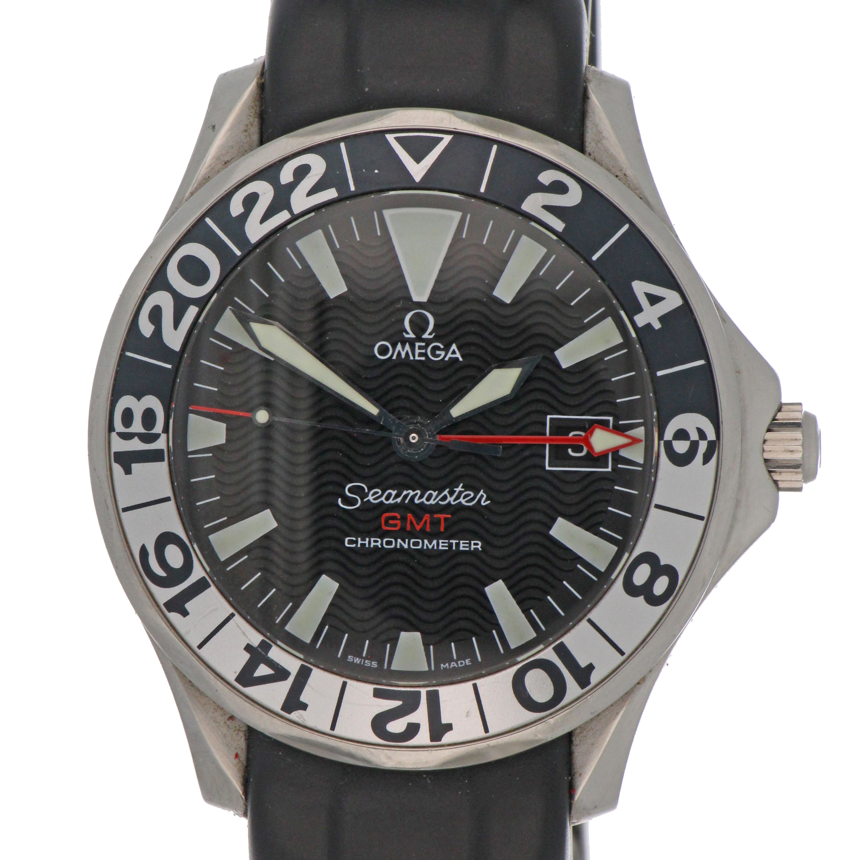 Close-up of Omega Seamaster automatic movement Caliber 1128, detail view
