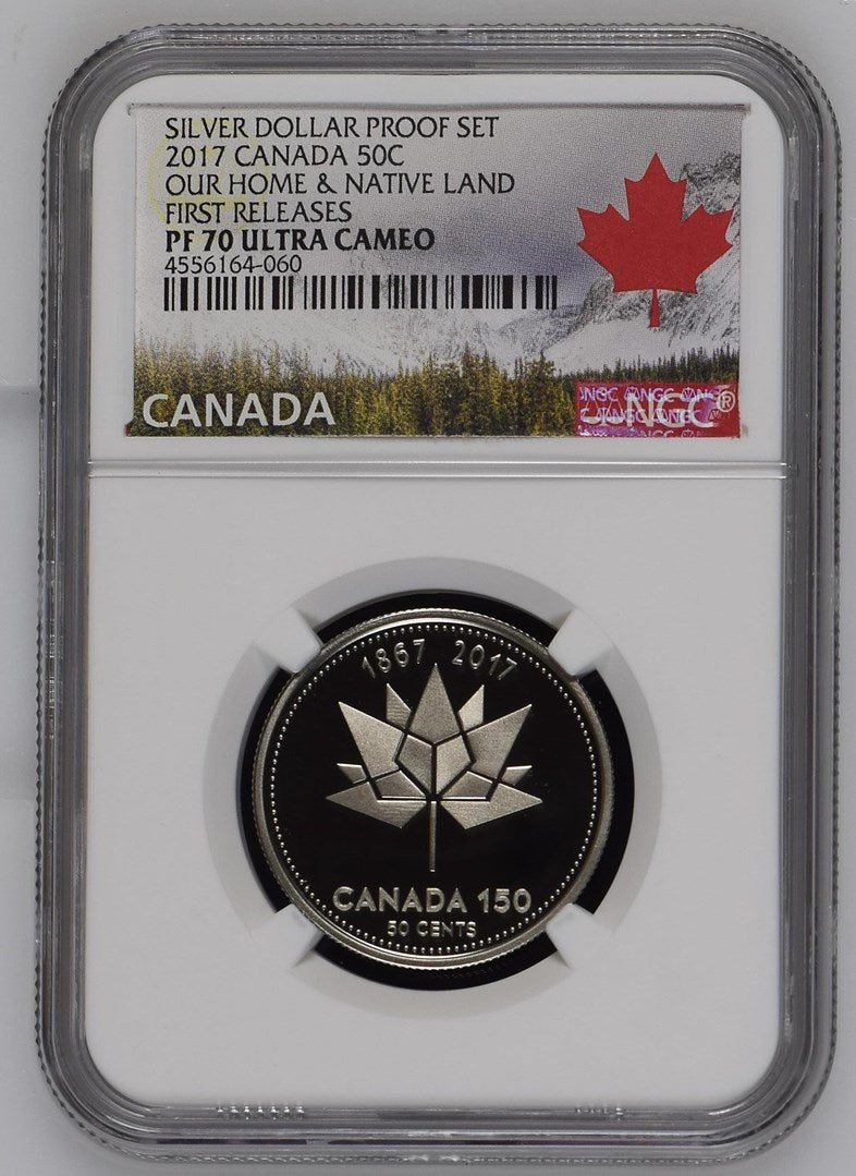 Canada Base Metal 2017 50 Cents Our Home And Native Land SP