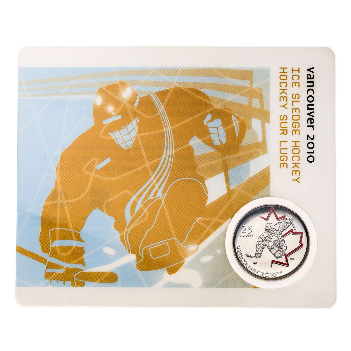 2009 25c Vancouver 2010 Ice Sledge Hockey - Olympic Sports Card