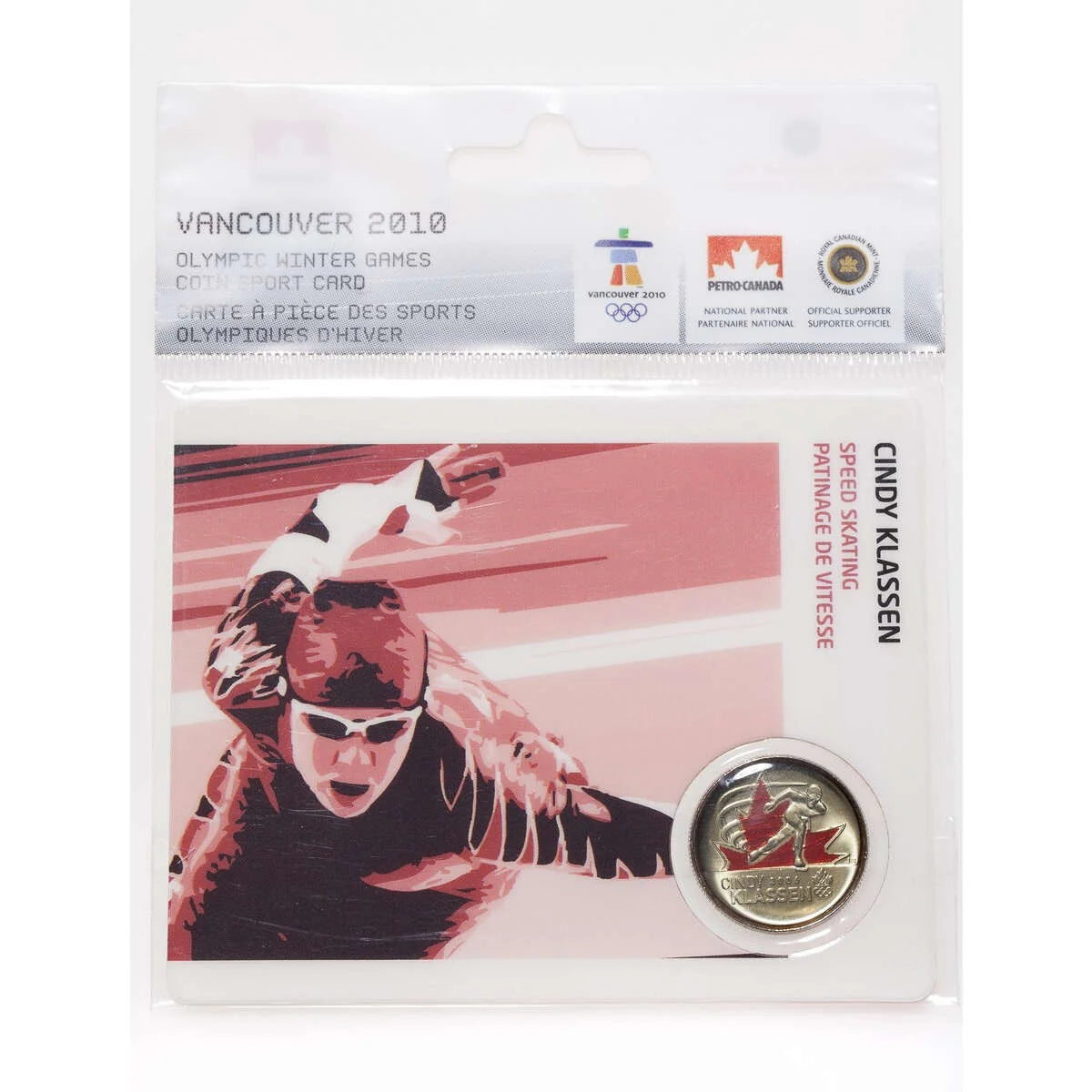 2009 25c Vancouver 2010 - Cindy Klassen Speed Skating - Olympic Sports Card