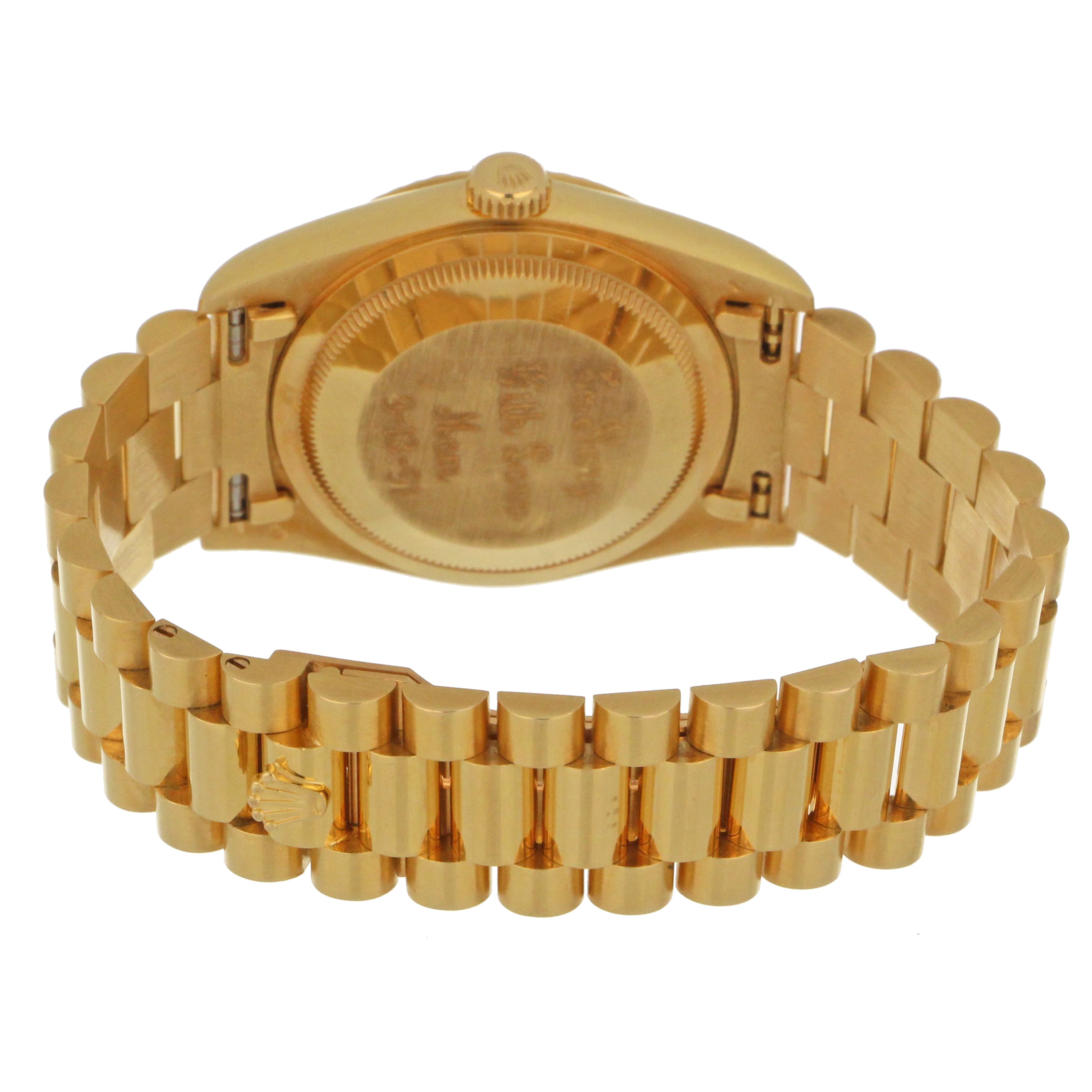 Rolex Day-Date watch movement caliber 3155, automatic with 31 jewels, displaying craftsmanship