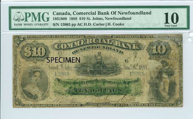fullMatchVisibleCommercial Bank of NewfoundlandVG10PMG