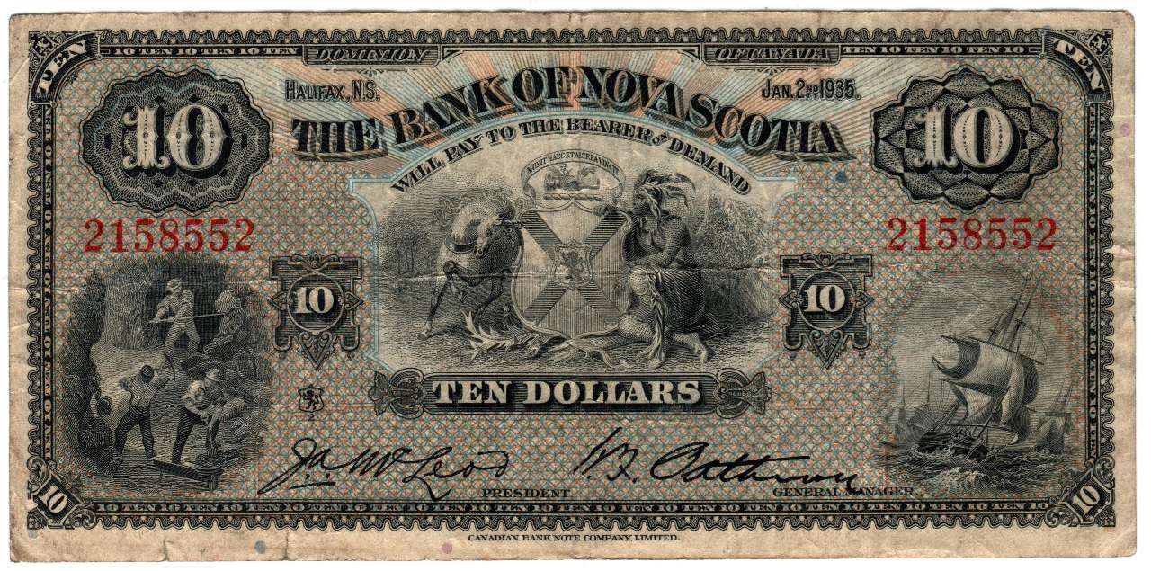 fullMatchVisibleBank of Nova Sctia,Small Border TearVFN/A