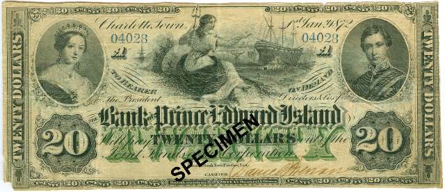 fullMatchVisibleBank of Prince Edward Island Remainder Note, corner tip missingVFN/A