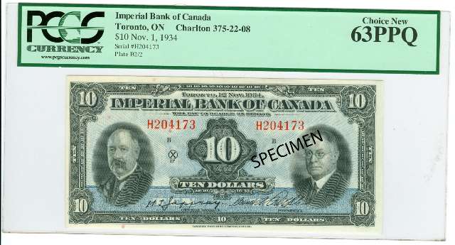 fullMatchVisibleImperial Bank of CanadaMS63PCGS