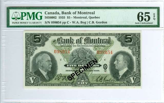 fullMatchVisibleBank of MontrealMS65PMG