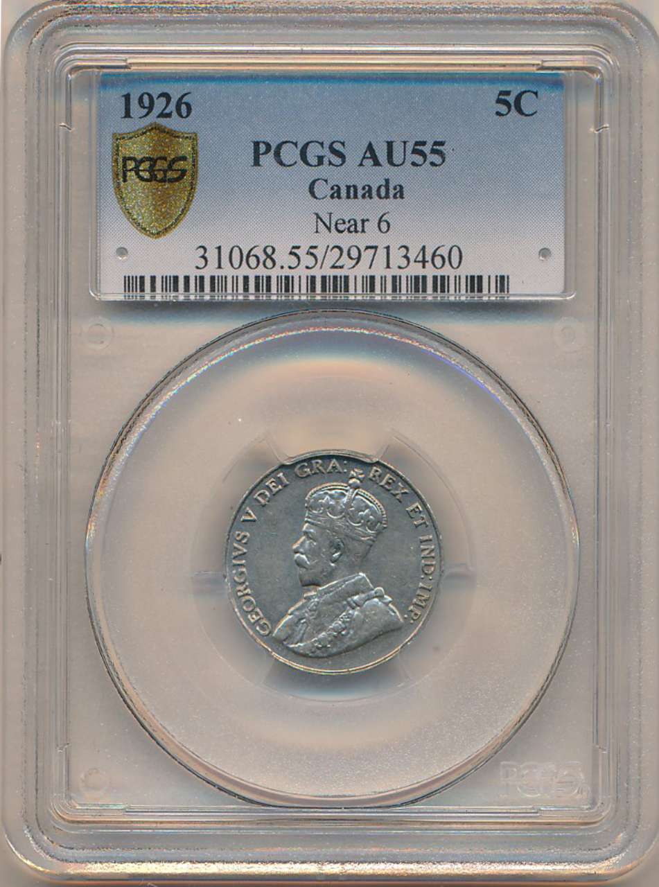 fullMatchVisible1926 Near 6AU55PCGS