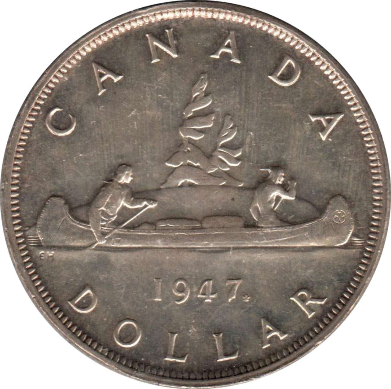 fullMatchVisible1947 Maple LeafMS63ICCS