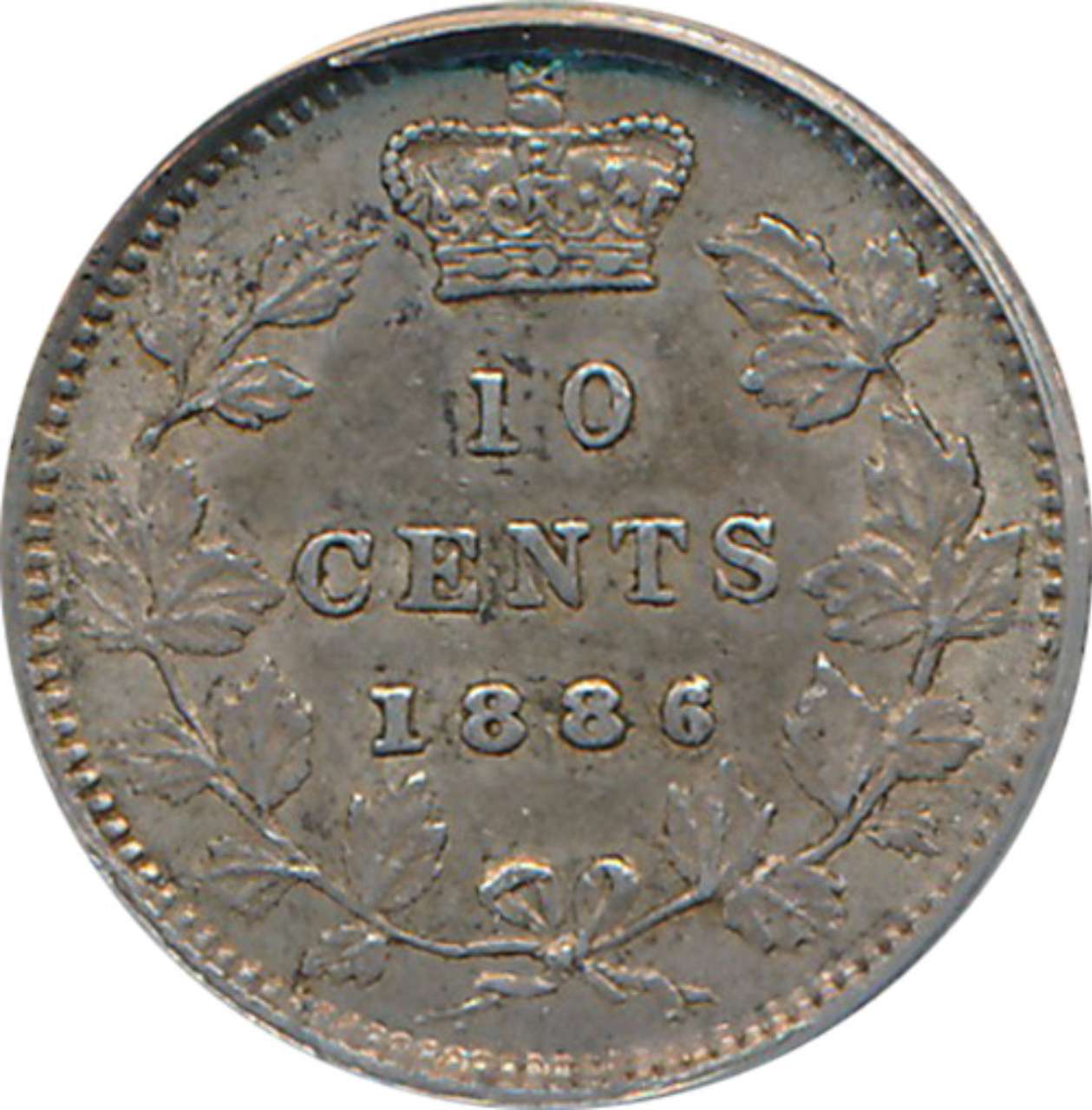 fullMatchVisible1886 Small 6/6; D.C. Daniels CollectionEF45ANACS