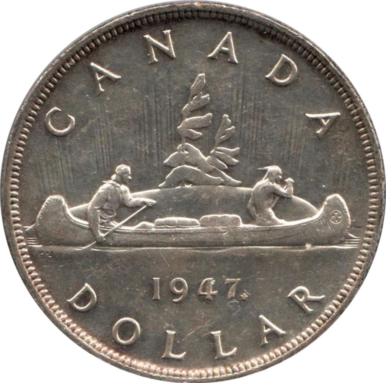 fullMatchVisible1947 Maple LeafMS62ICCS