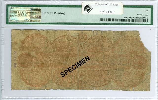 fullMatchVisibleCentral Bank of New Brunswick $1 / 5 Shillings, Corner Missing Sh.VGPMG