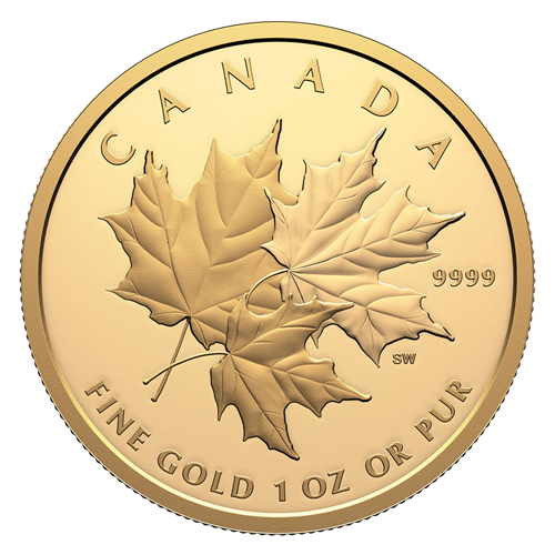 2025 Canada Gold $200 Triple Maple Proof Coin, obverse showing Queen Elizabeth II profile, .9999 pure gold