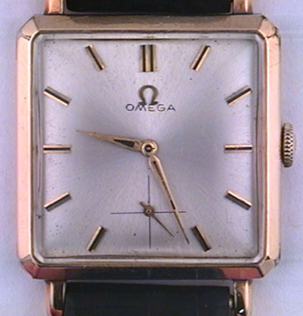 Men's 10KT Gold Filled Omega Watch with Leather Strap Vancouver