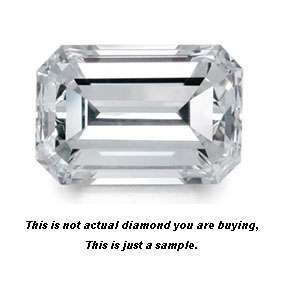 Loose diamond Square Baguette Shape 0.37ct, SI3, E