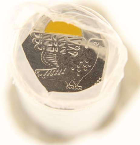 fullMatchVisible2011 "Peregrine Falcon", mixed Plain & Coloured25 cents