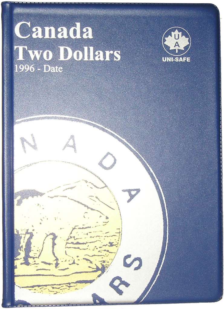 UA #131 Canada Two Dollar Blue Coin Folder 1996-2018