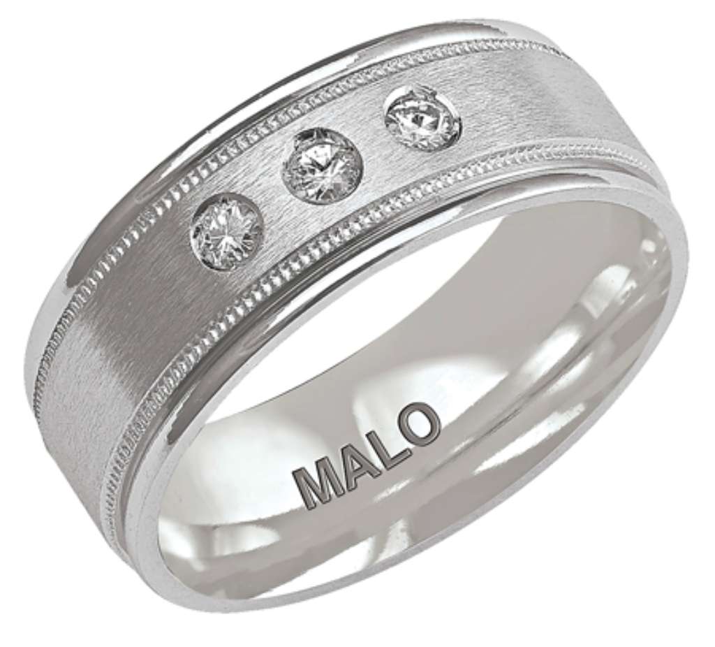 Malo wedding band JMD-713-8WG