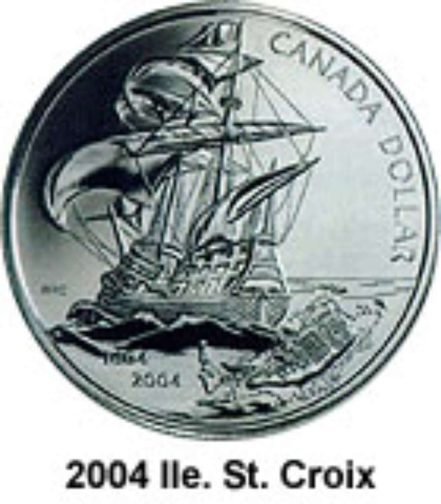 Canada Silver 2004 $1 First French Settlement PF .809oz, .9999