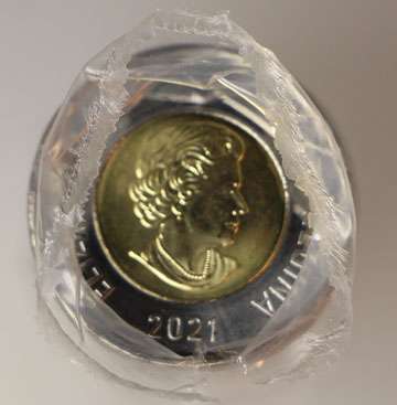 fullMatchVisible2021 (Polar Bear) RCM Original Roll of 25 Pieces, $50 Face Value$2