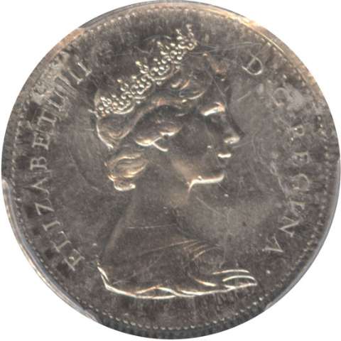 fullMatchVisible1967; Dbl Denem on Strk 5C;MS64PCGS