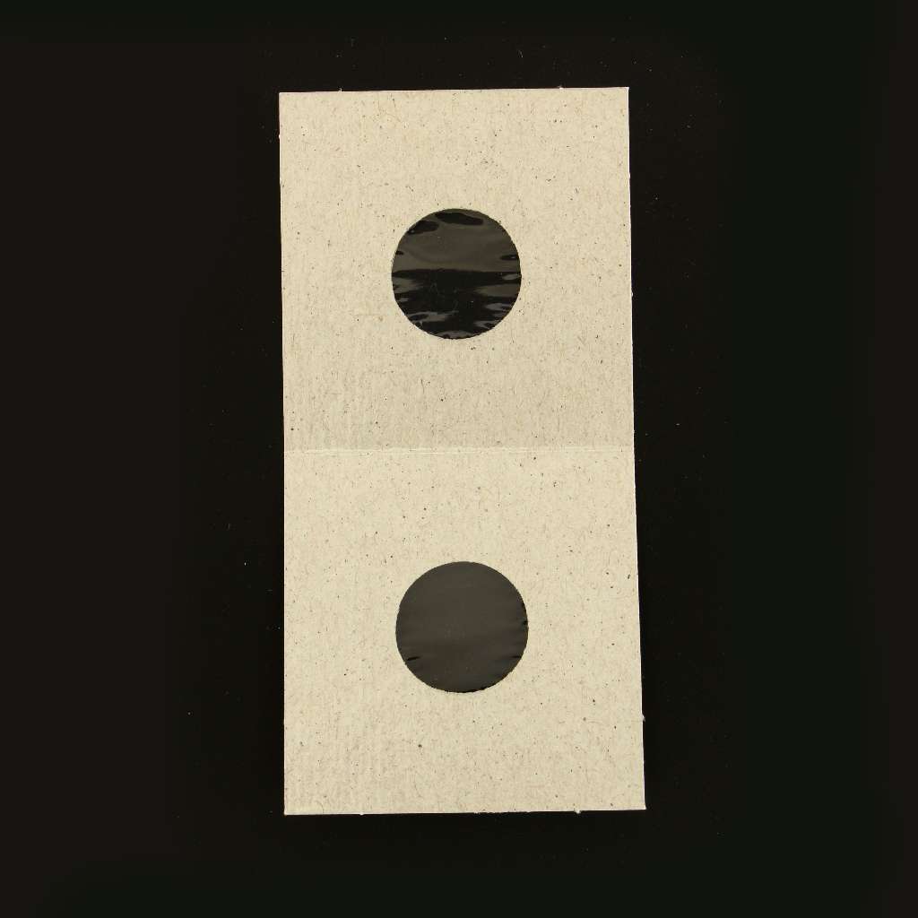 Stacked U-DO-IT coin holders illustrating brilliant white board and coin display clarity