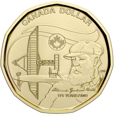 fullMatchVisible2022 "175'th Anniversary of the Birth of Alexander Graham Bell"MS65N/A