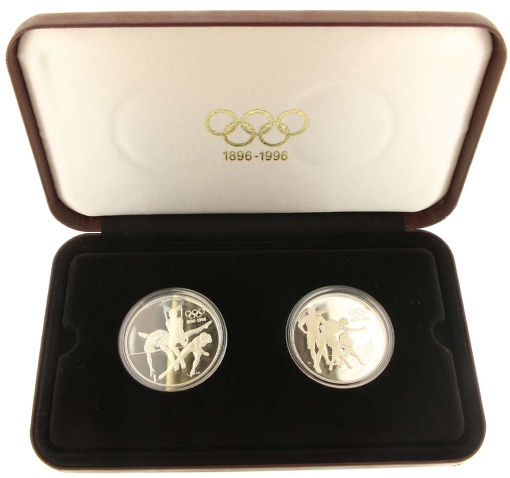 Canada Silver 1992 $15 Set International Olympic Committee - Gymnast a