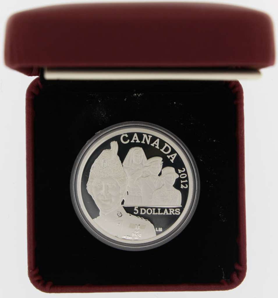 Canada Silver 2012 $5 Georgina Pope PF .745oz, .9999