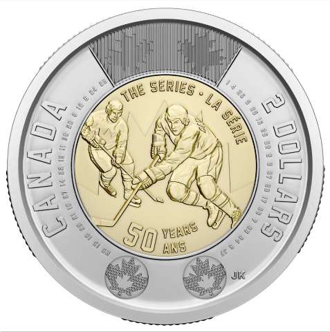 fullMatchVisible2022 (Summit Series, Non-Coloured) RCM Special Wrapped Original Roll of 25 Pieces, $50 Face Value$2