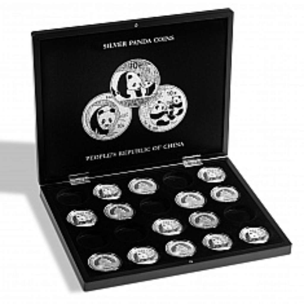 Lighthouse (344 580)Panda Silver 1 oz. to fit  20 Coins in capsule Case,45.4 mm dia.