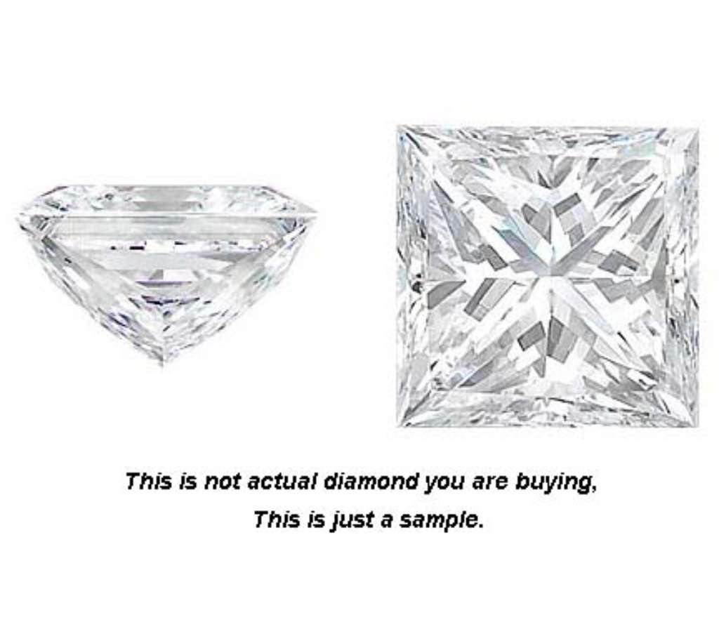 Loose diamond Princess Shape 0.17ct, SI1, I