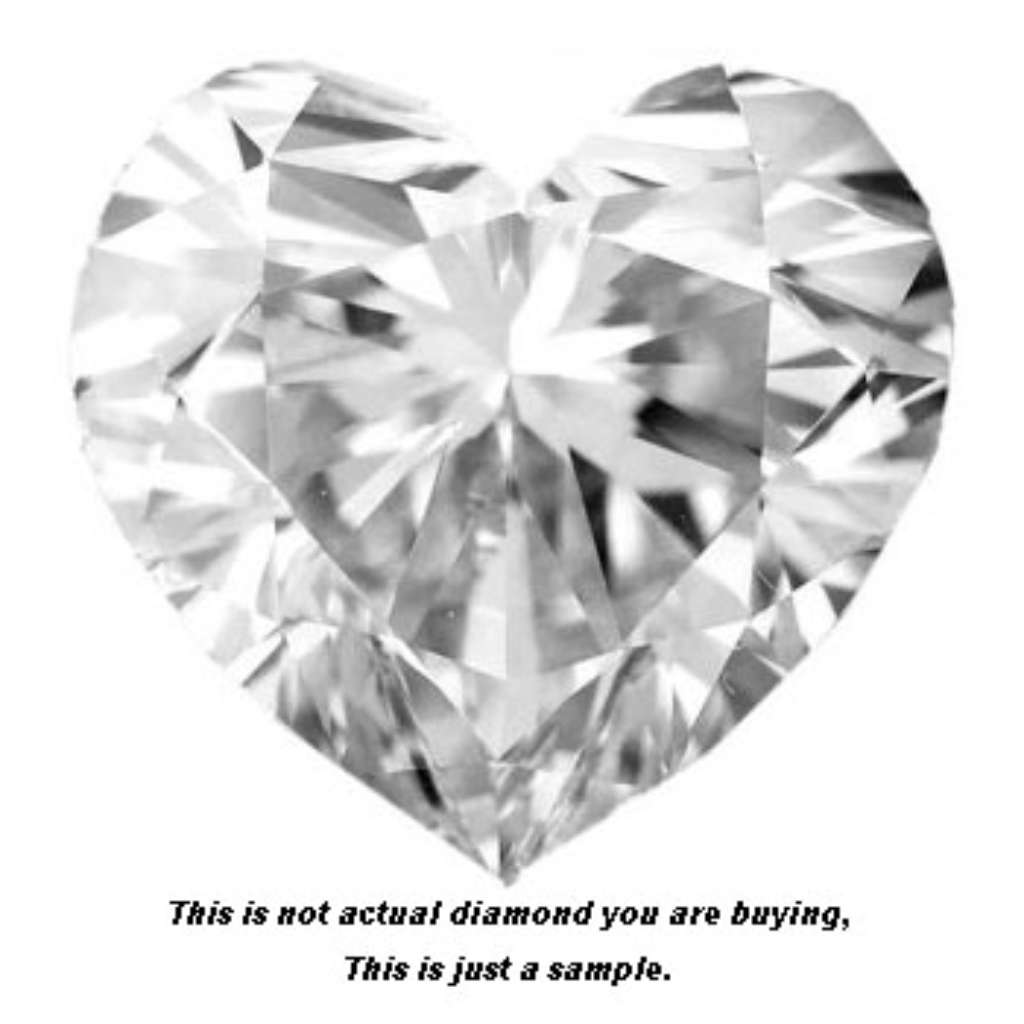 Loose diamond Heart Shape 0.62ct, SI1, E