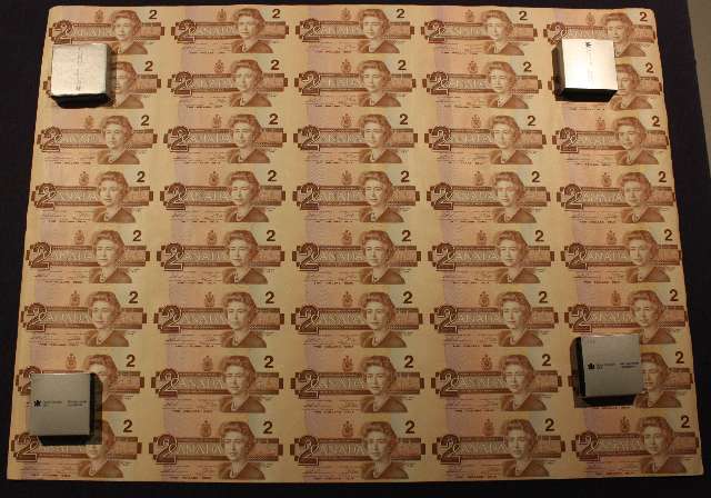 fullMatchVisibleUncut Sheet of 40 Banknotes Thiessen-Crow, BBX Prefix, $80 Face ValueAU #1N/A