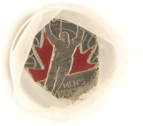 fullMatchVisible"Vancouver 2010" 2009 Olympic "Olympic Moment #1 Men's Ice Hockey Gold"25 cents
