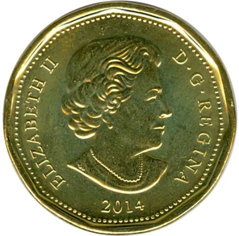 fullMatchVisible2014 "Lucky Loonie"MS60N/A