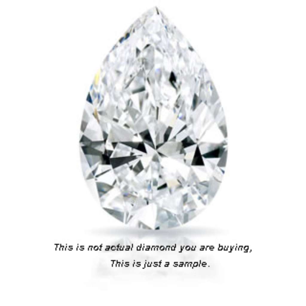Loose diamond Pear Shape 0.43ct, VS2, F