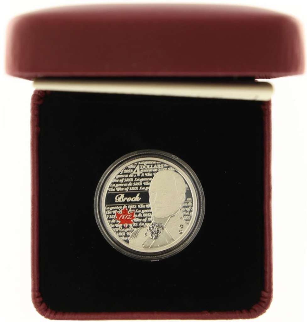 Canada Silver 2012 $4 Sir Isaac Brock PF .5oz, .9999