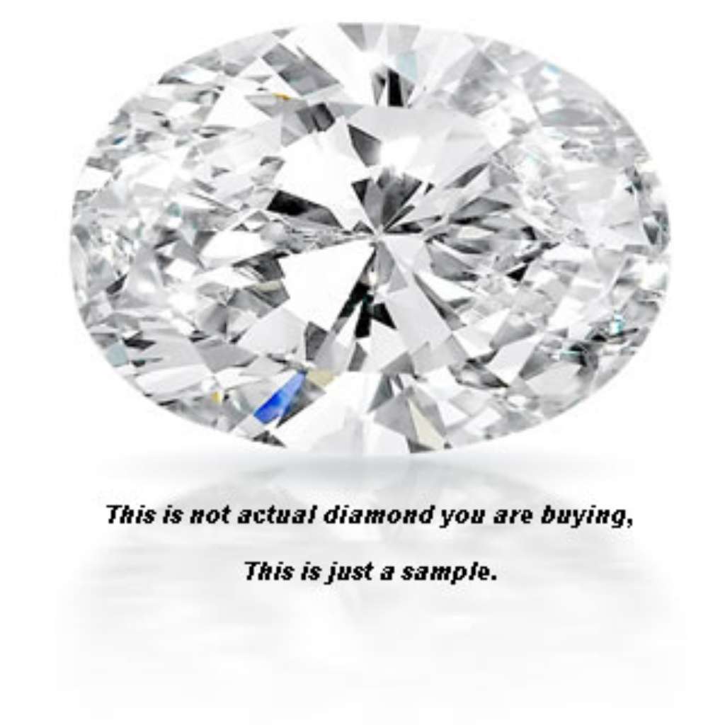 Loose diamond Oval Shape 0.10ct, SI1, J
