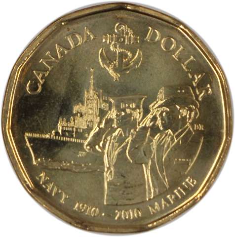 fullMatchVisible2010 Royal Canadian Navy CentennialMS60N/A