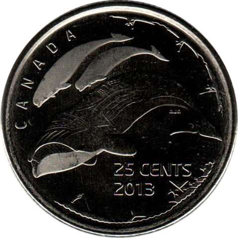 fullMatchVisible2013 Life in the North Type 1: Beluga Whales frostedMS64N/A