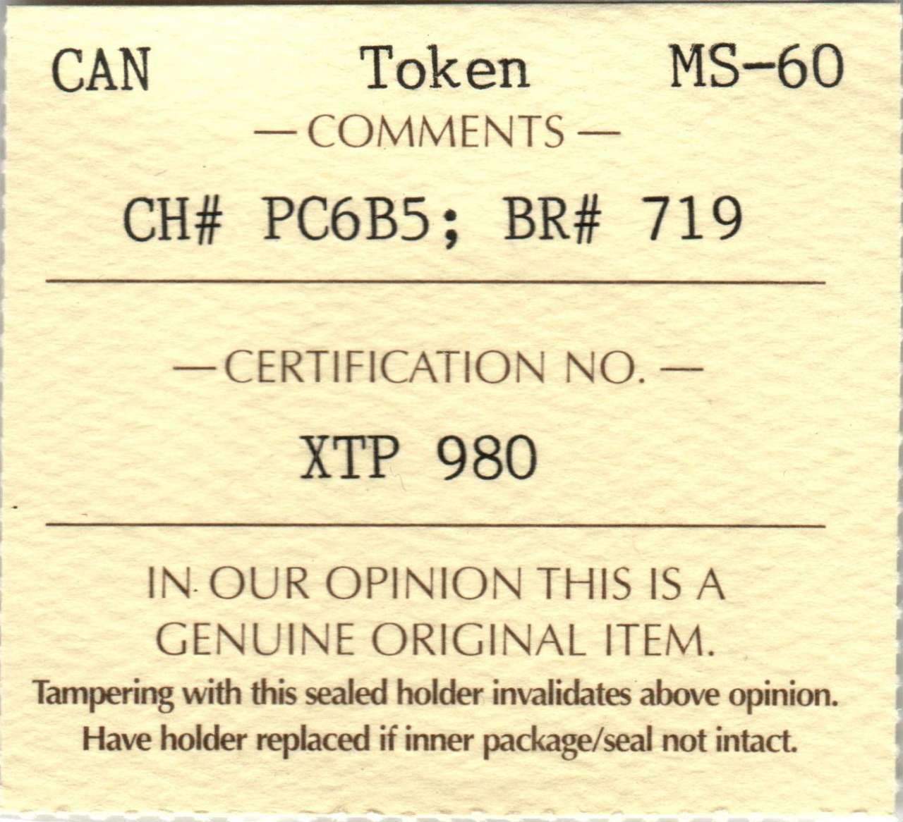 fullMatchVisible1 Penny Token; Large 2; Heaton Mint; Coinage AxisMS60ICCS