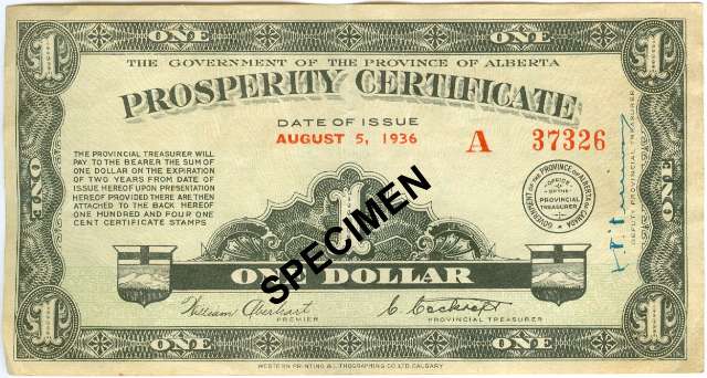 fullMatchVisibleAlberta Prosperity Certificate, EF, with 5 attached StampsEF40N/A